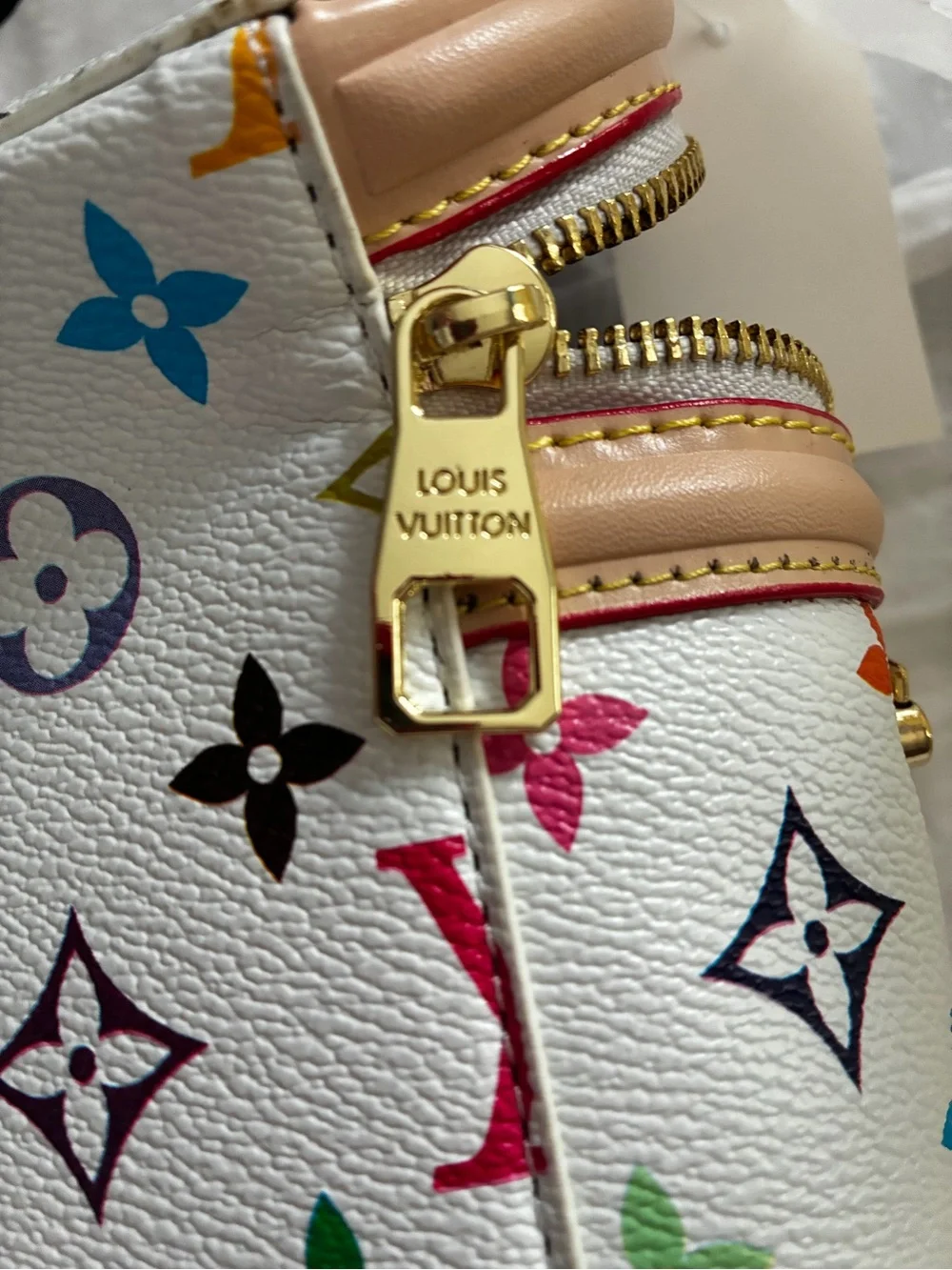 LV Nano Cannes in Takashi Murakami with Twilly
